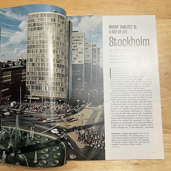 Vintage National Geographic January 1976 Moses Stockholm Haiti Owens Valley Seal - Picture 5 of 10